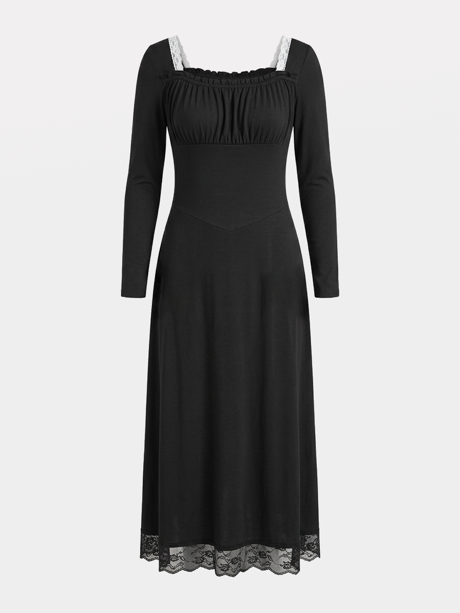 Long-sleeved dress