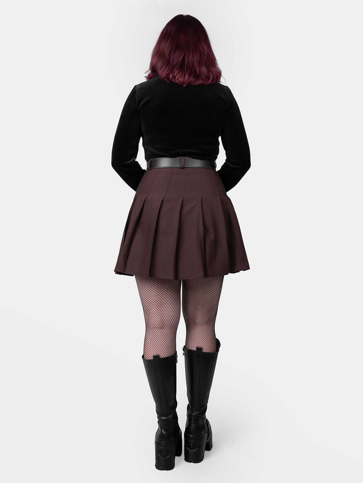 Brązowa tennis skirt