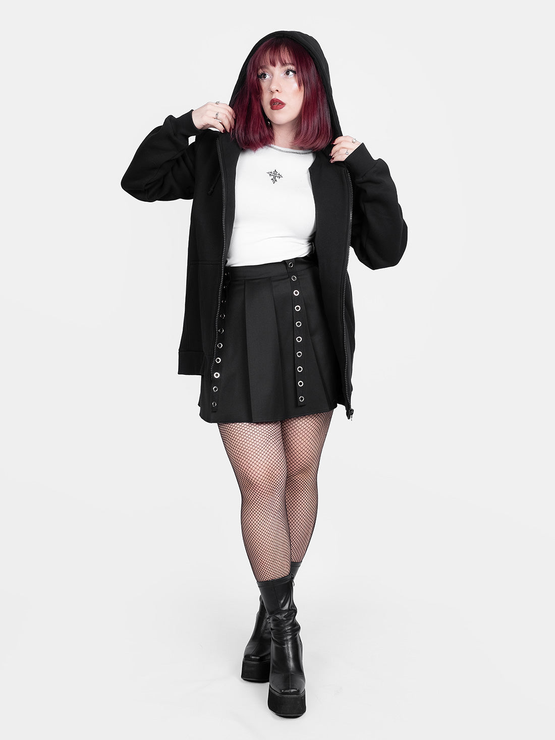 Rozpinana bluza z bawełny organicznej Demon Wings