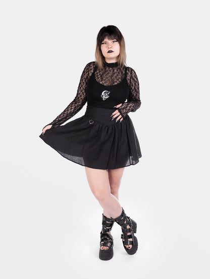 Daredevil Linen Mini Skirt 