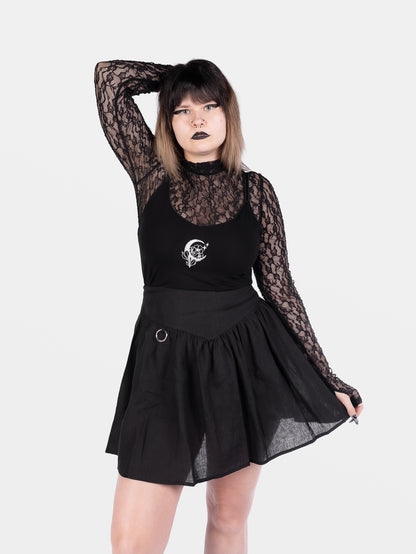 Daredevil Linen Mini Skirt 