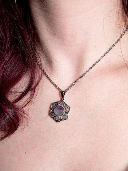 Dhalia Amethyst Necklace