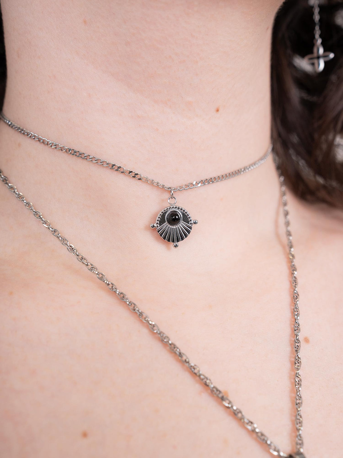 Choker z obsydianem Evermoor