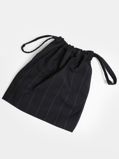 Zero Waste Pinstripe Pouch