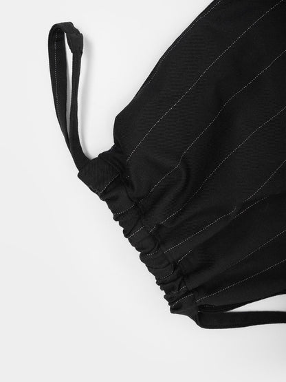 Zero Waste Pinstripe Pouch