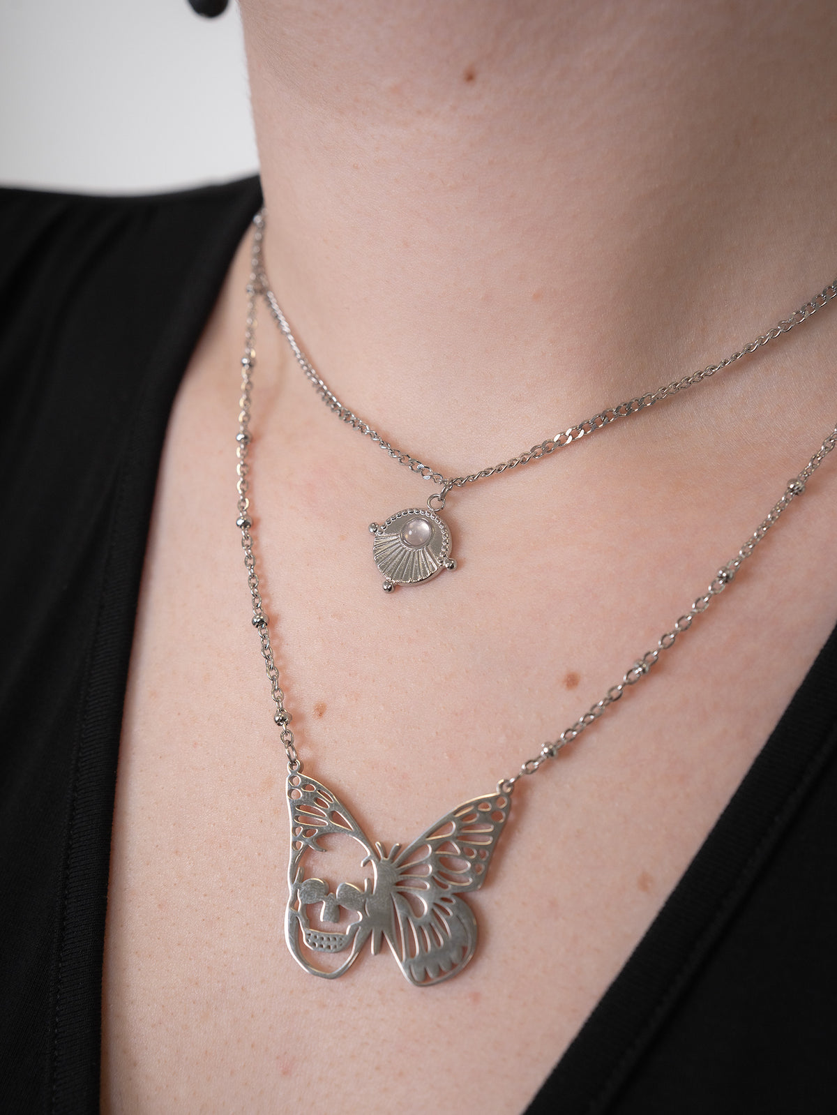 Choker z kryształem górskim Evermoor