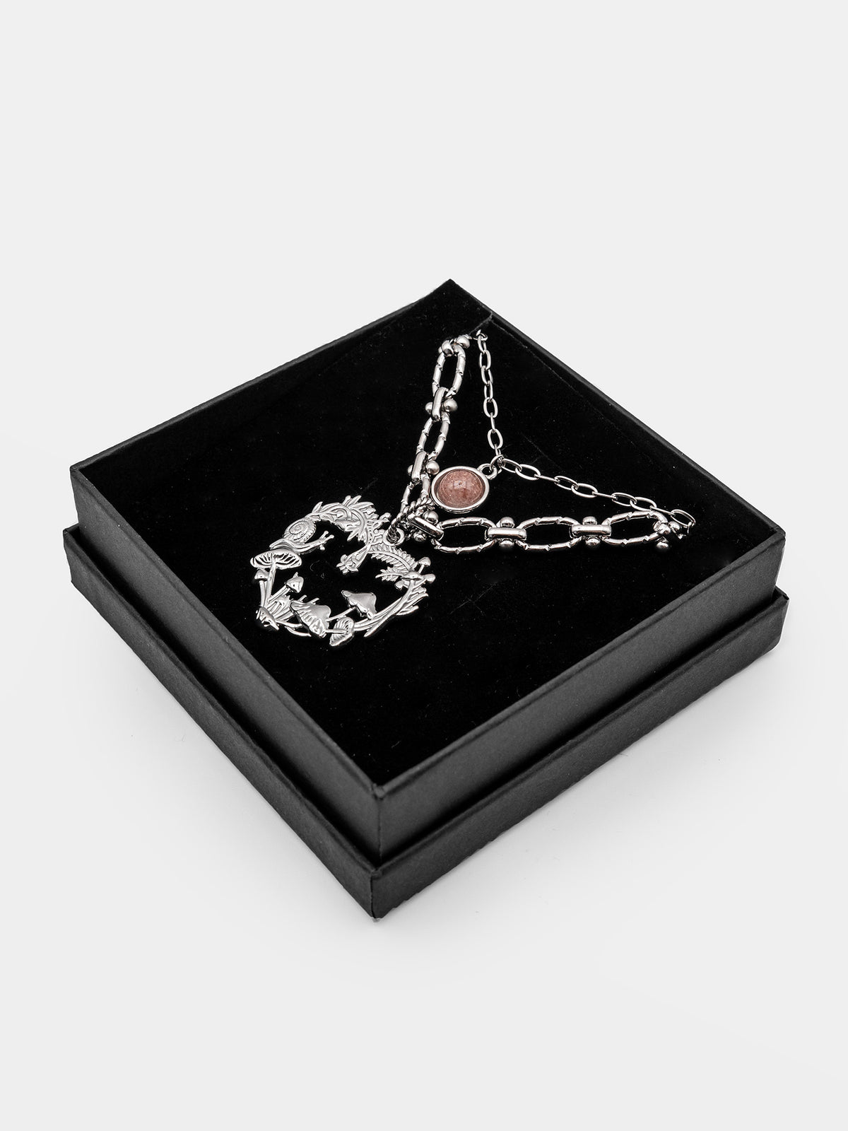 Wildwood Strawberry Quartz Double Necklace