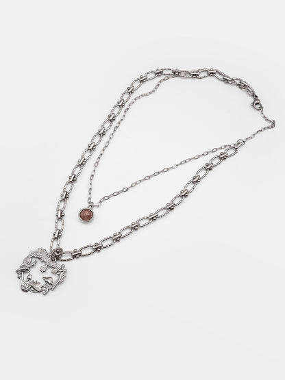 Wildwood Strawberry Quartz Double Necklace