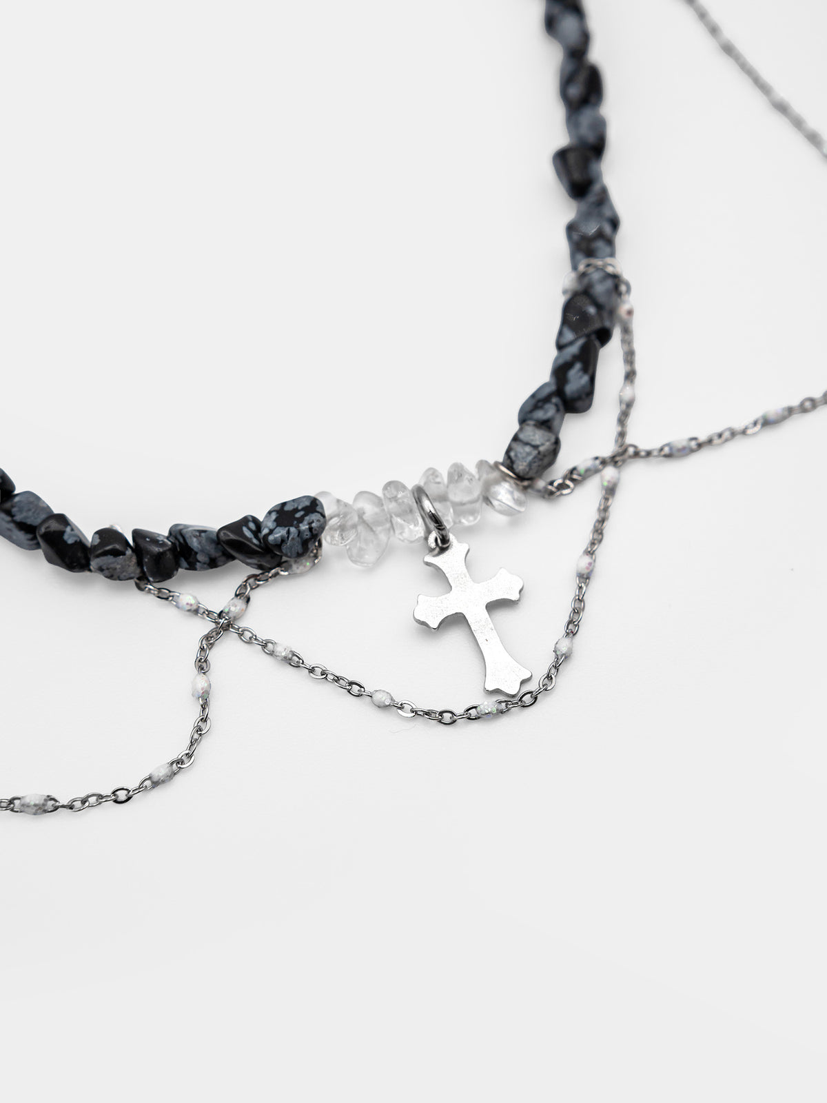 Choker z kamieni naturalnych Disturbed