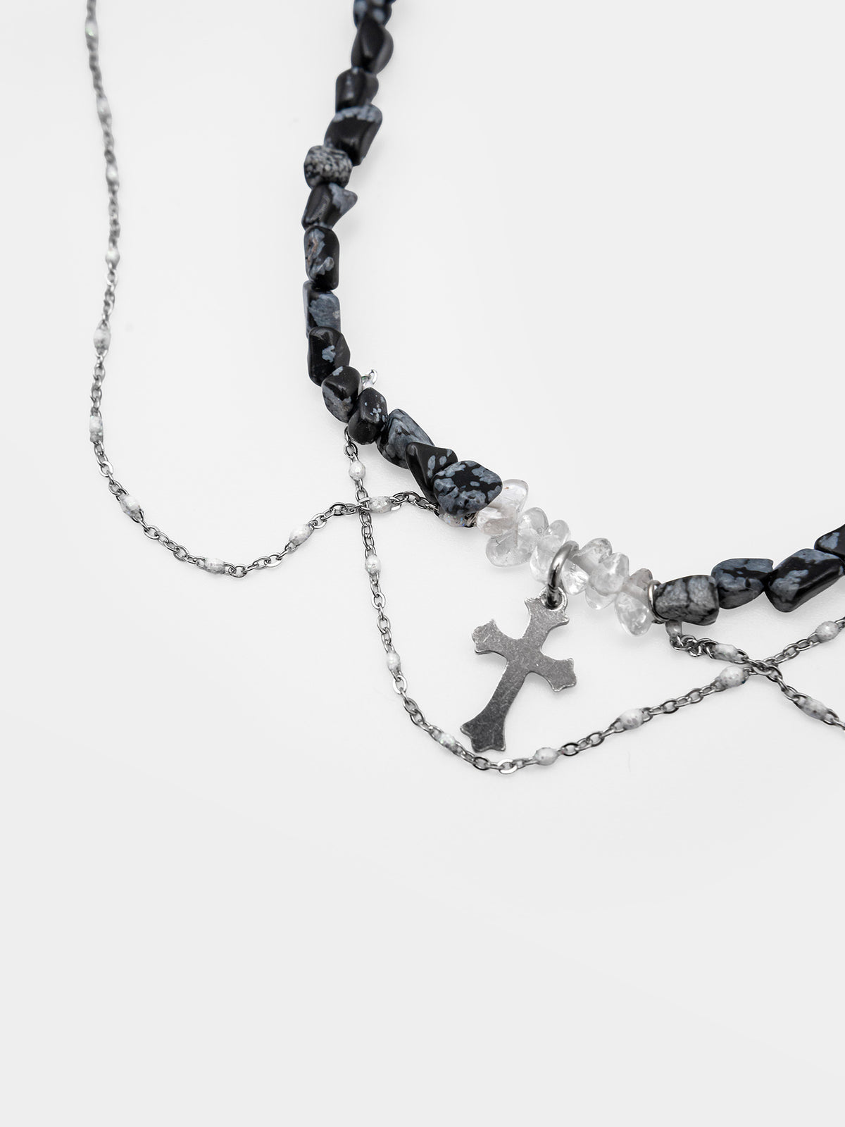 Choker z kamieni naturalnych Disturbed