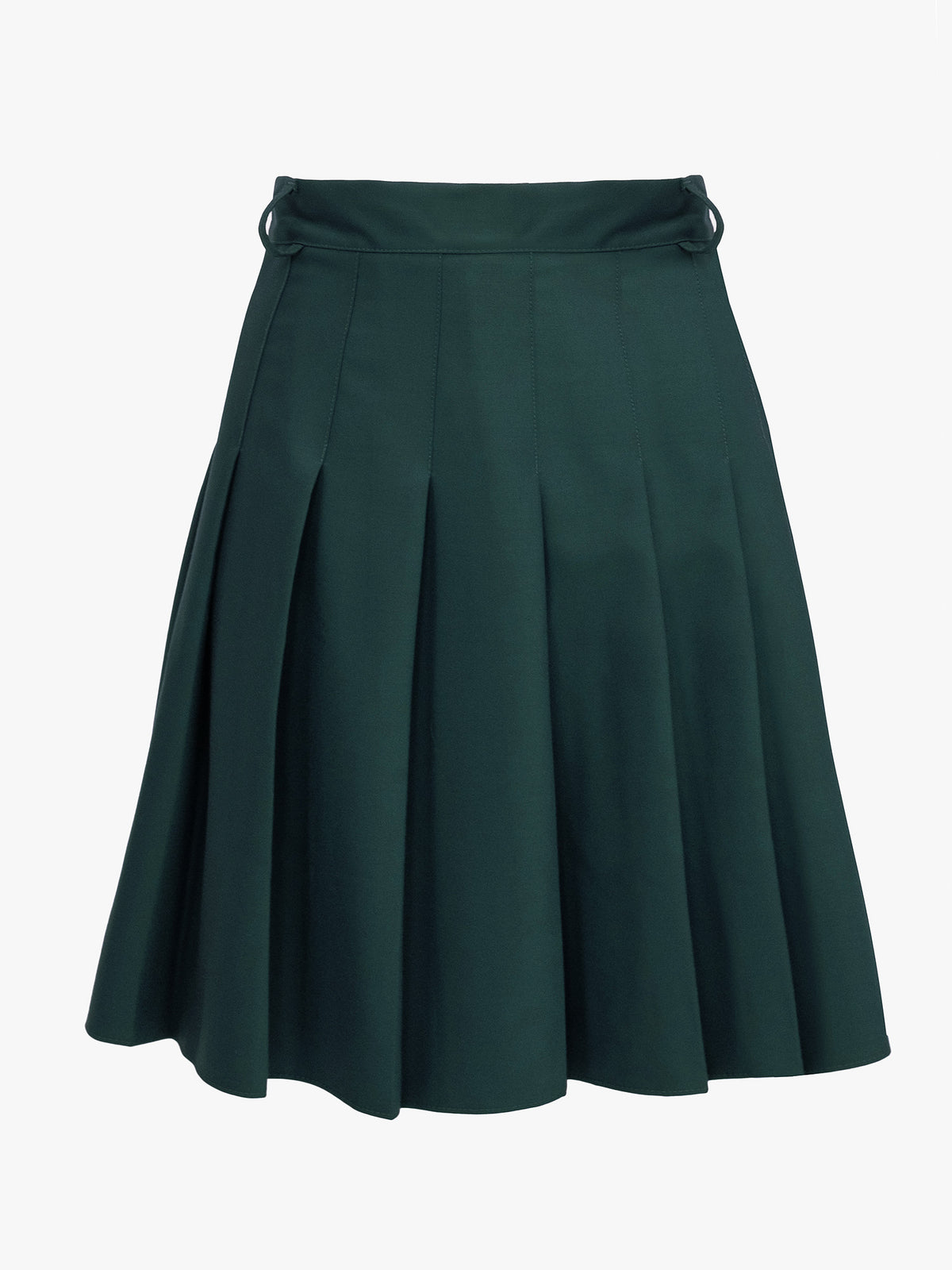 TALL Ciemnozielona tennis skirt
