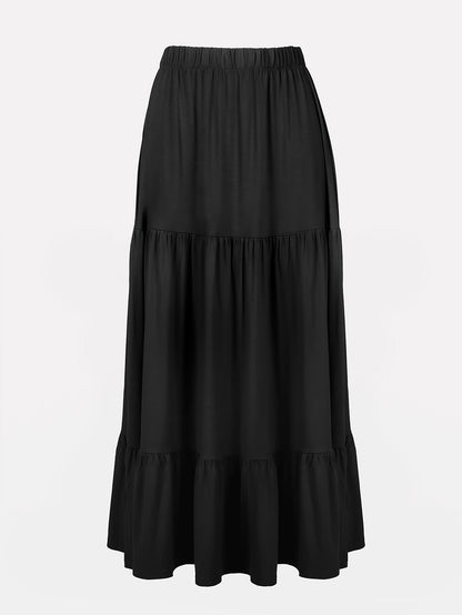 Oblivion Ruffle Midi Skirt