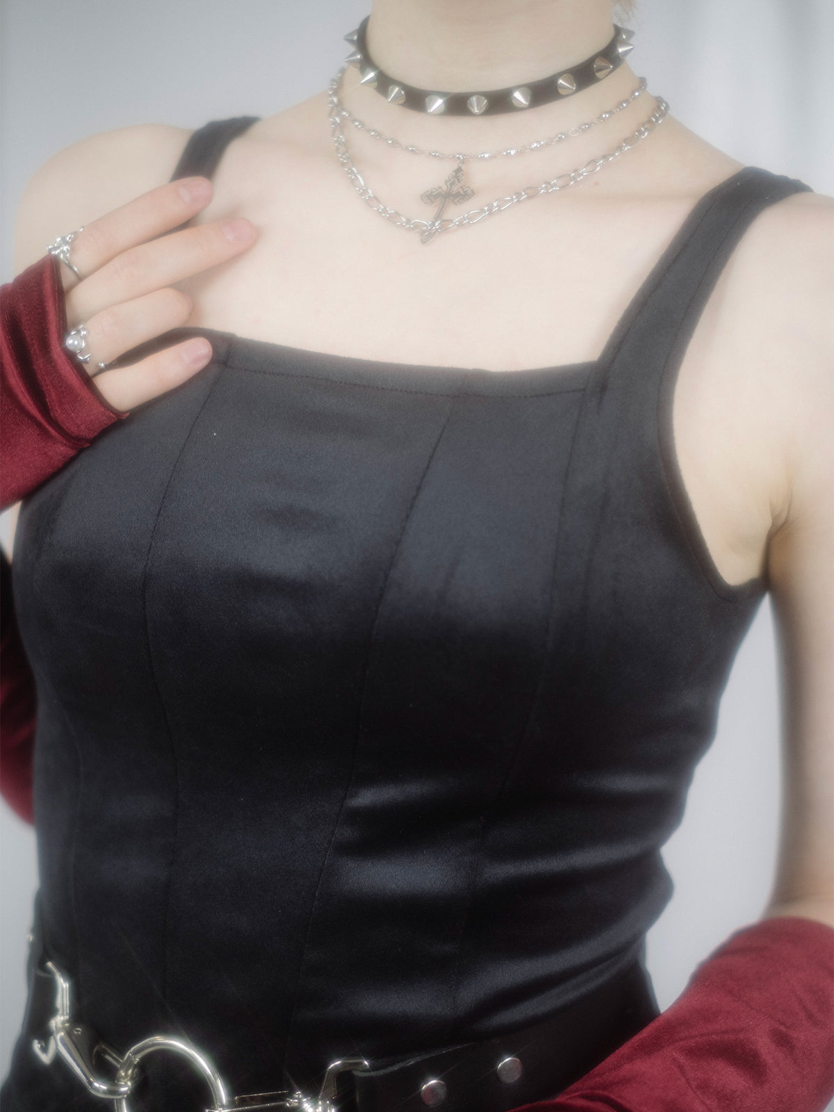 Conjure Velvet Corset Top