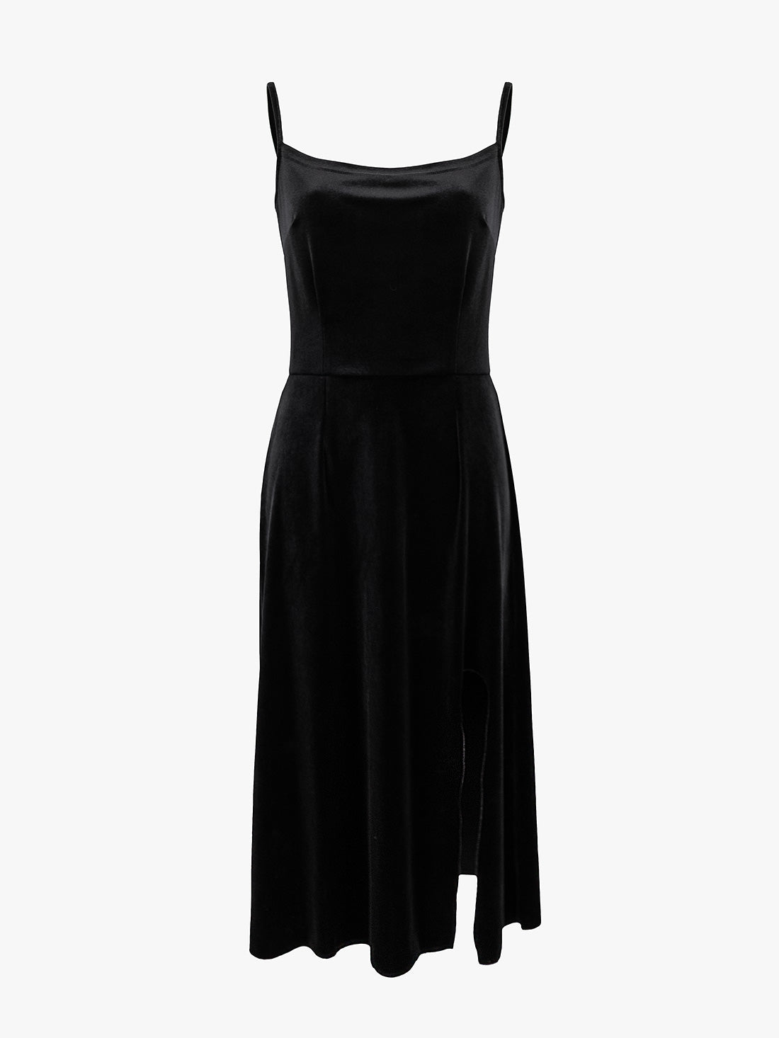 Anathema velvet strapless dress