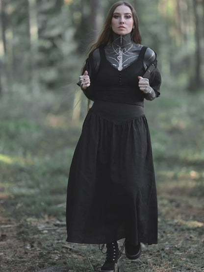 Lniana spódnica maxi Aurelia