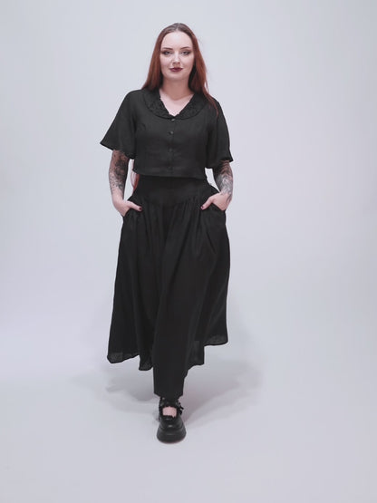 Lniana spódnica maxi Aurelia