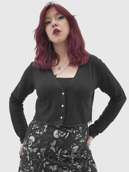 Lenzing™ Ecovero™ Dixi Cropped Cardigan