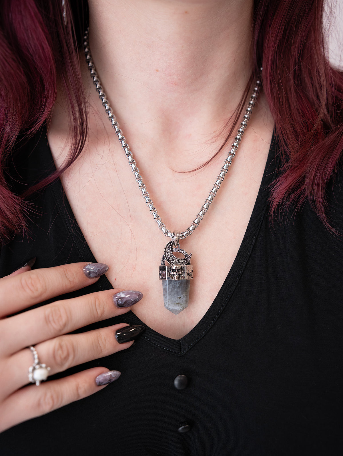 Crownfall Labradorite Necklace