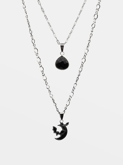Noctelise Agate Double Necklace