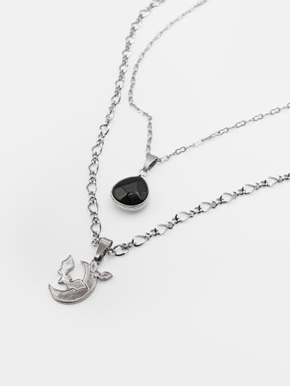 Noctelise Agate Double Necklace