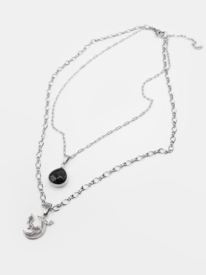 Noctelise Agate Double Necklace
