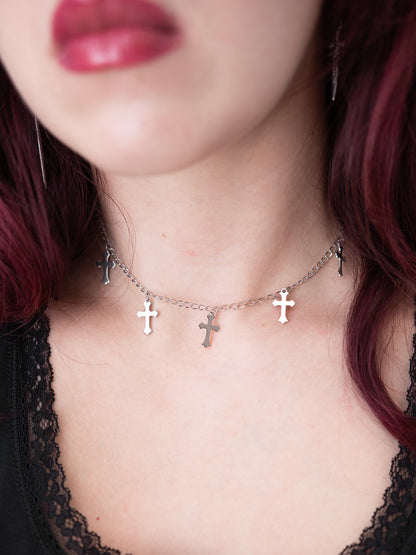 Deadvault Cross Choker