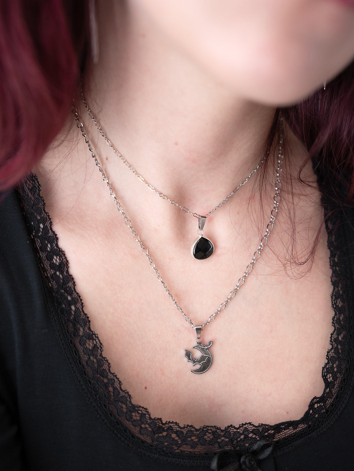 Noctelise Agate Double Necklace