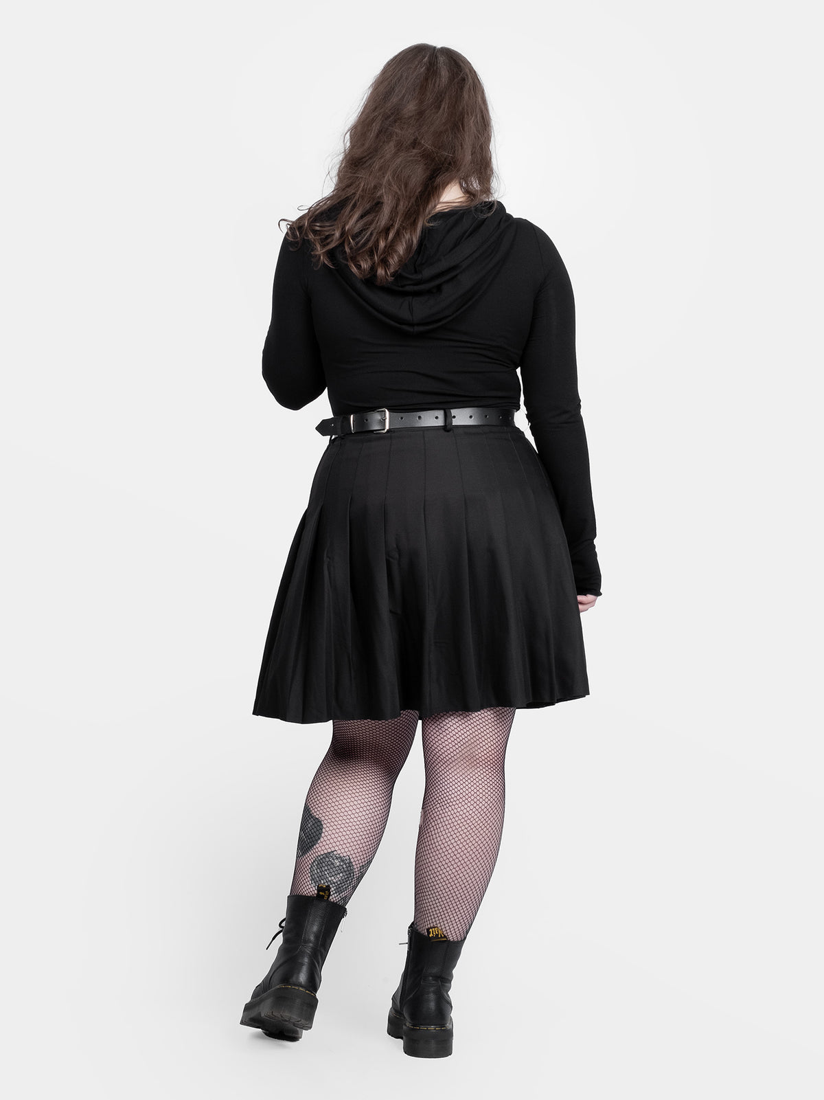 TALL Black tennis skirt with belt loops