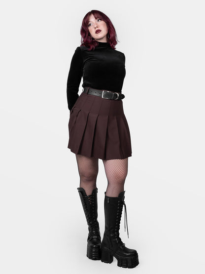 Brązowa tennis skirt