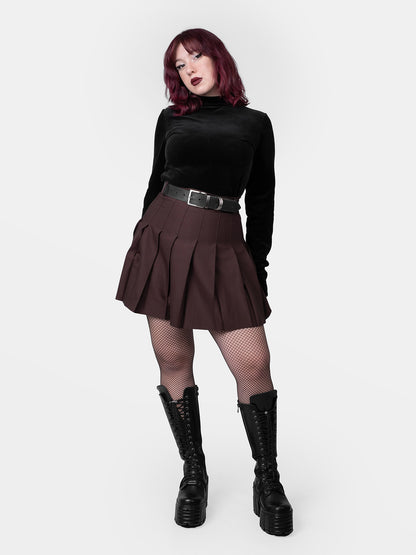 Brązowa tennis skirt