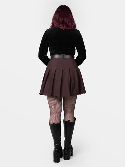 Brązowa tennis skirt