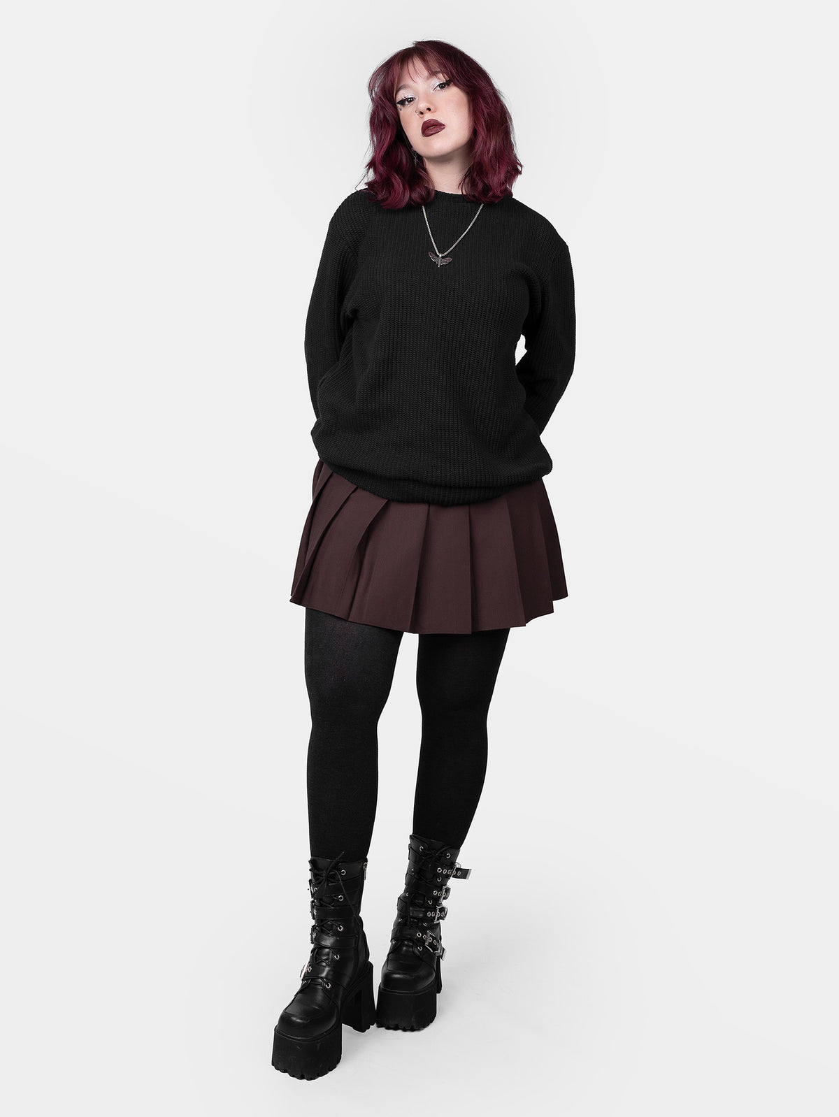 Brązowa tennis skirt