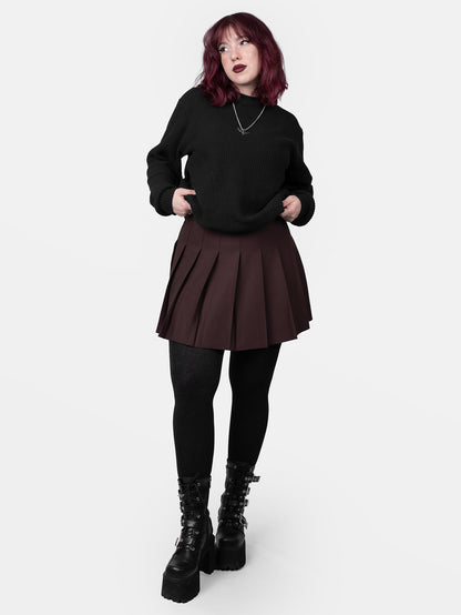 Brązowa tennis skirt