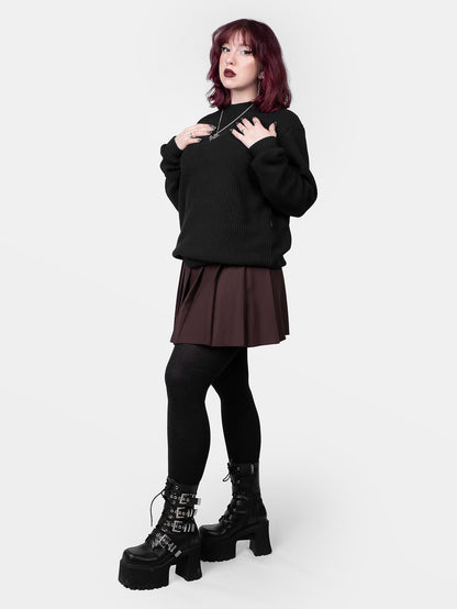 Brązowa tennis skirt