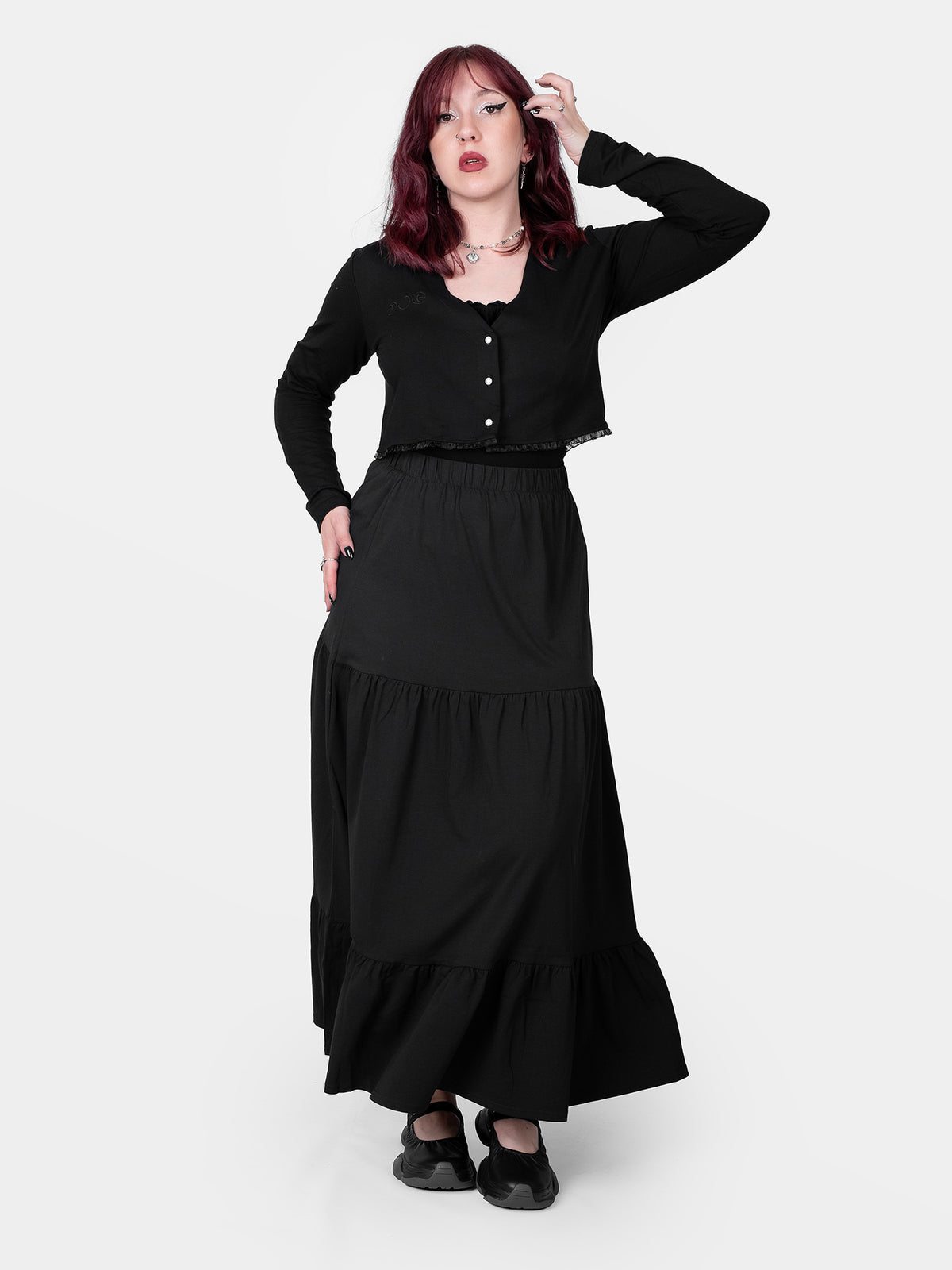 Lenzing™ Ecovero™ Dixi Cropped Cardigan