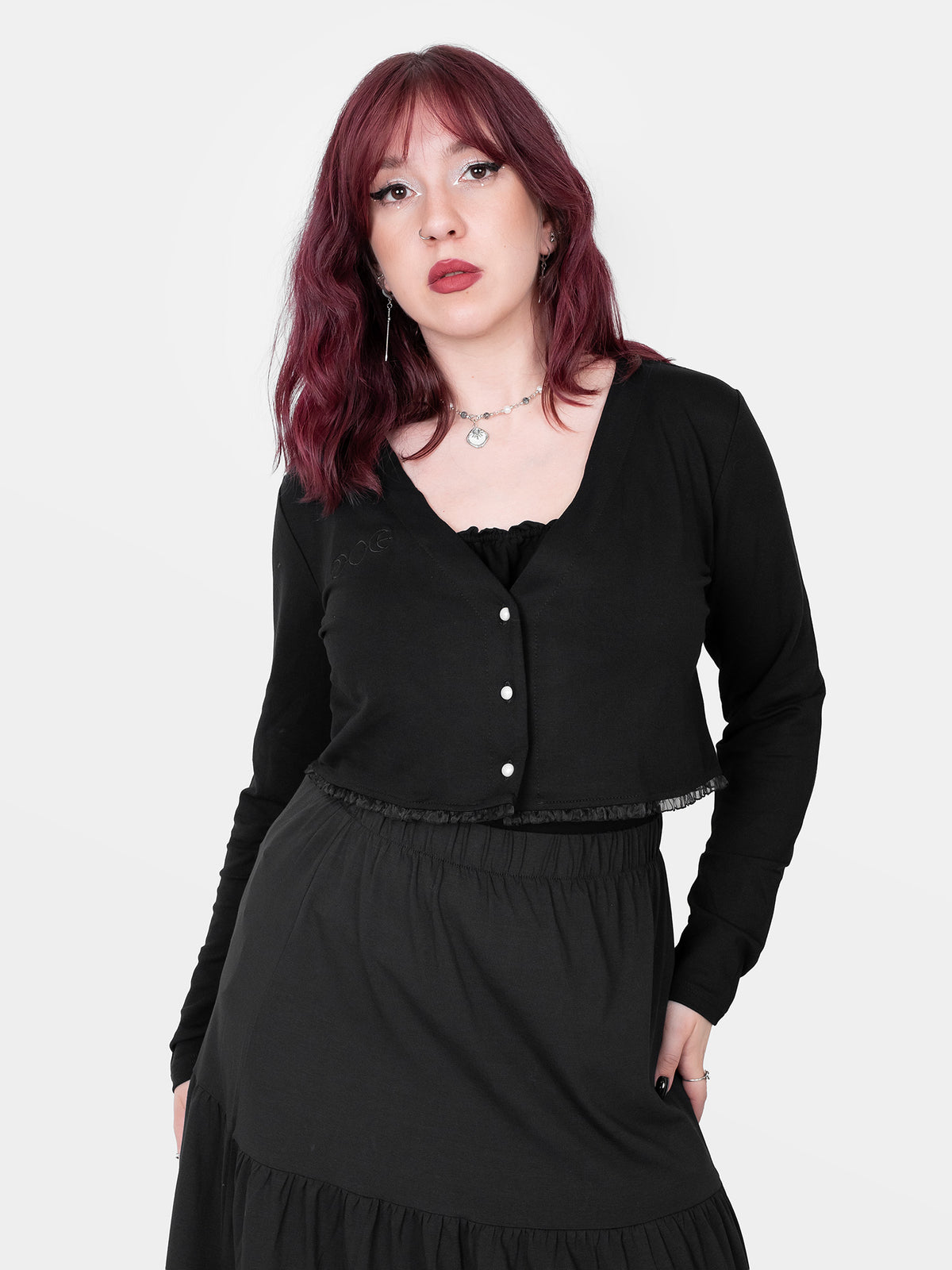 Lenzing™ Ecovero™ Dixi Cropped Cardigan