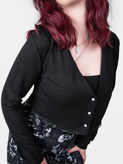 Lenzing™ Ecovero™ Dixi Cropped Cardigan
