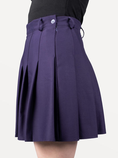 Fioletowa tennis skirt ze szlufkami