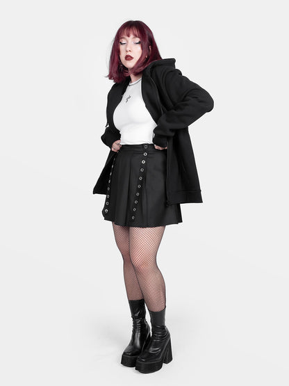 Rozpinana bluza z bawełny organicznej Demon Wings