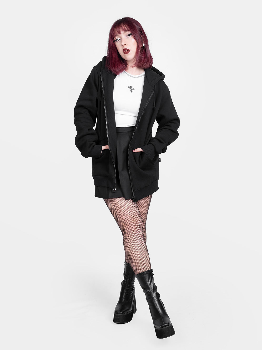 Rozpinana bluza z bawełny organicznej Demon Wings