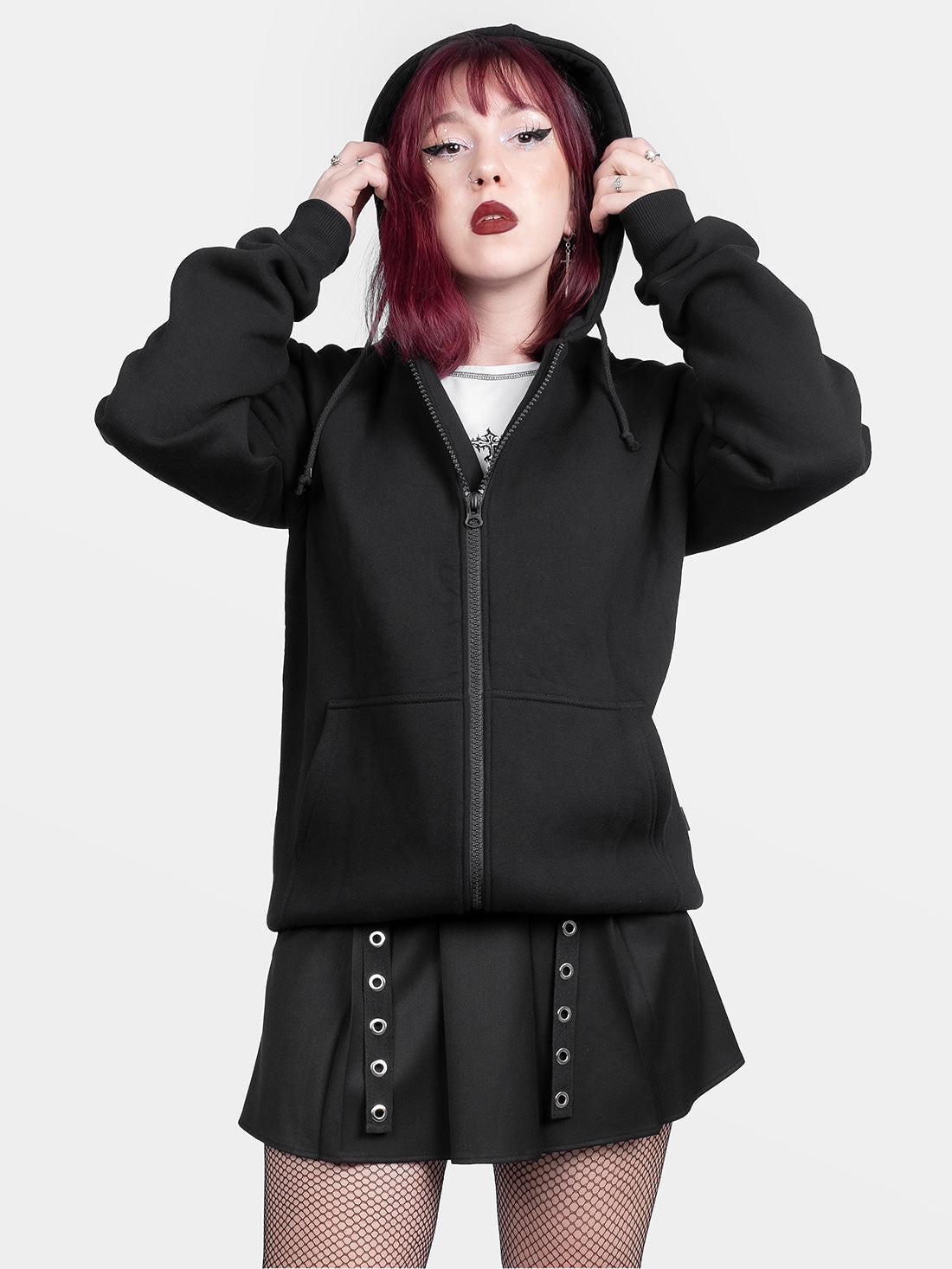 Rozpinana bluza z bawełny organicznej Demon Wings
