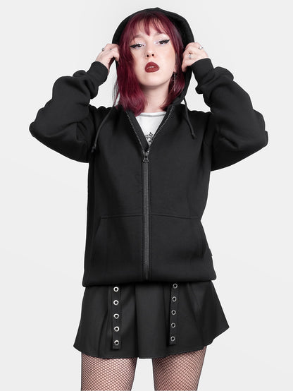 Rozpinana bluza z bawełny organicznej Demon Wings