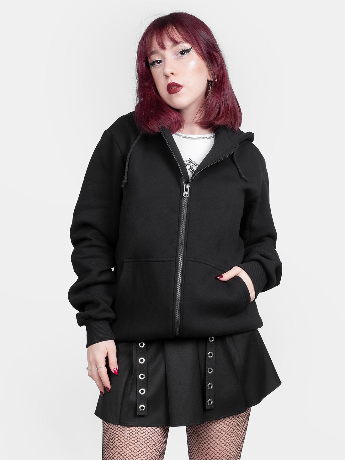 Rozpinana bluza z bawełny organicznej Demon Wings