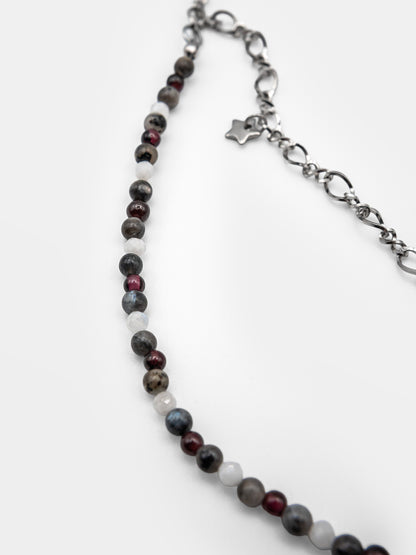 Choker z kamieniami naturalnymi Sariel
