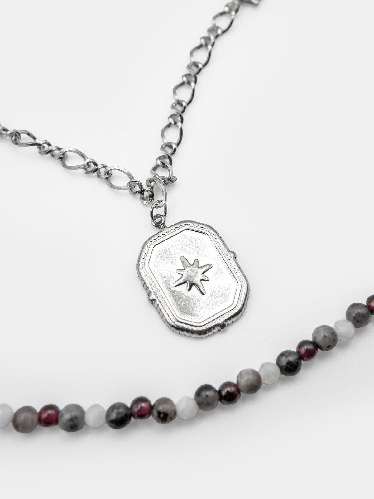 Choker z kamieniami naturalnymi Sariel