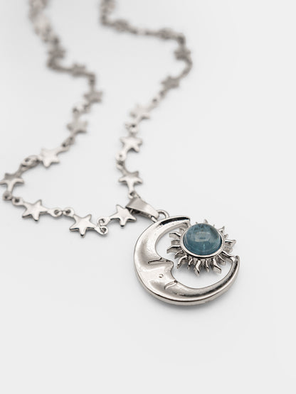 Solstice Aquamarine Necklace