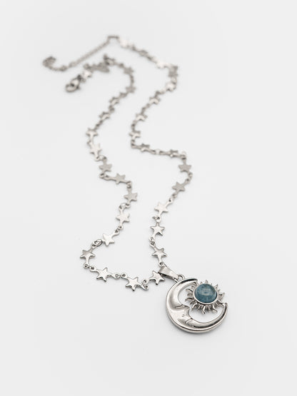 Solstice Aquamarine Necklace