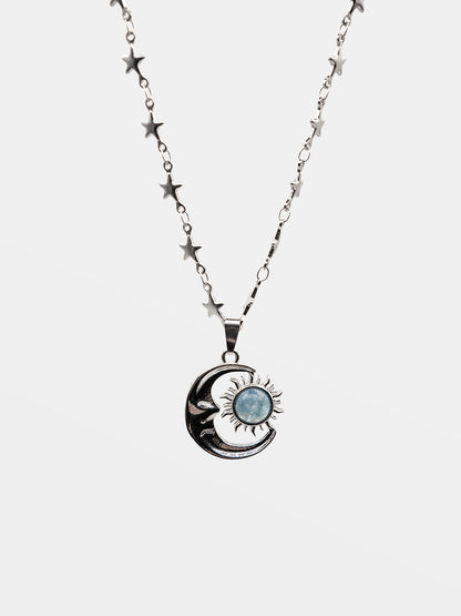 Solstice Aquamarine Necklace
