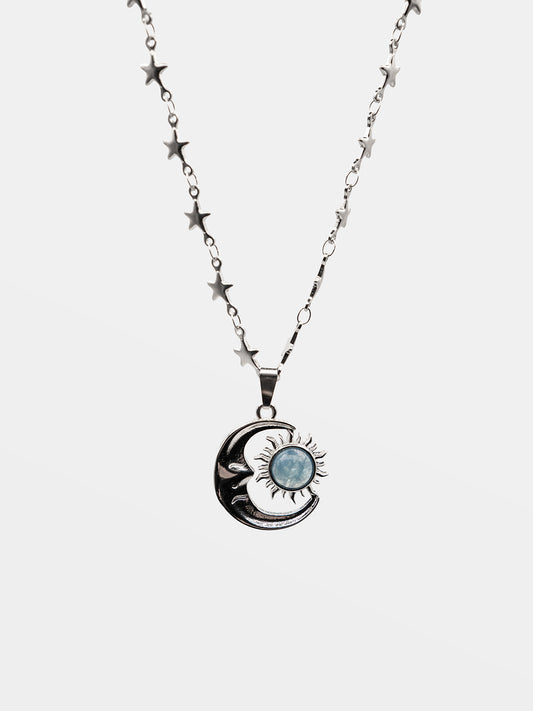 Solstice Aquamarine Necklace