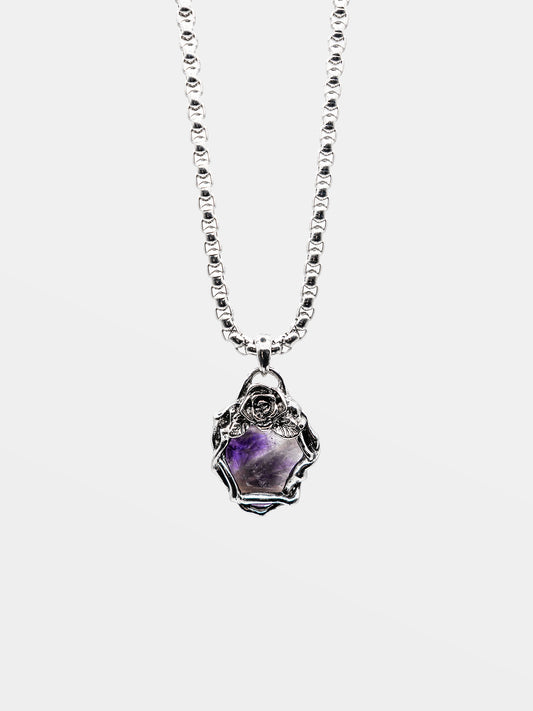 Eternity Amethyst Necklace